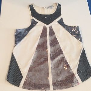 Bebe Sequin top